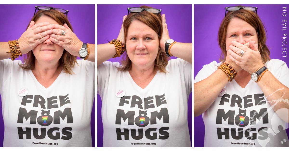 Dina: Middle Aged, Mother, Sagittarius - Volunteering for Free Mom Hugs