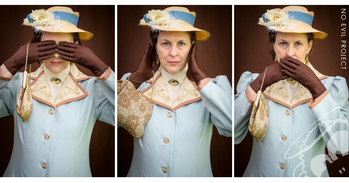 Angela: Ingeniero, Cloaca, Bebedor de Té - Sewed costumes for a museum