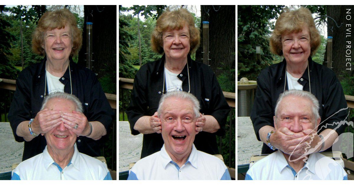 Dona & Jim: Senior, Hard-of-hearing, Married - We (Jim) feed the birds (and fish in our pond), and always try to smile and be friendly toward others.