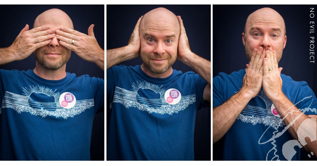 Jeff: Father, Photographer, Bald - Donations to the needy.
